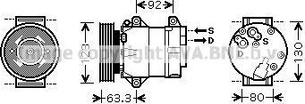 Ava Quality Cooling RTAK369 - Compressore, Climatizzatore autozon.pro