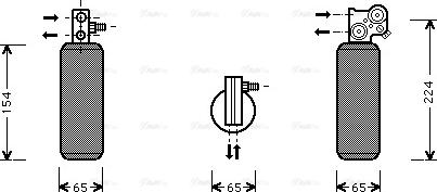 Ava Quality Cooling RT D254 - Essiccatore, Climatizzatore autozon.pro