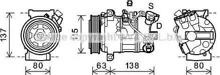 Ava Quality Cooling RTK491 - Compressore, Climatizzatore autozon.pro