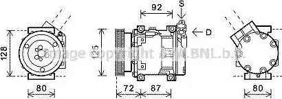 Ava Quality Cooling RT K468 - Compressore, Climatizzatore autozon.pro