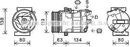 Ava Quality Cooling RTK481 - Compressore, Climatizzatore autozon.pro