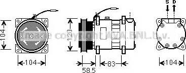 Ava Quality Cooling RT K433 - Compressore, Climatizzatore autozon.pro