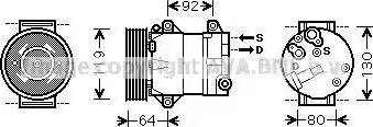 Ava Quality Cooling RT K429 - Compressore, Climatizzatore autozon.pro