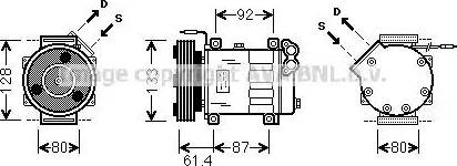 Ava Quality Cooling RT K424 - Compressore, Climatizzatore autozon.pro