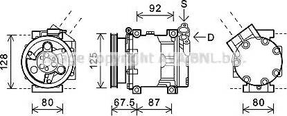 Ava Quality Cooling RTK619 - Compressore, Climatizzatore autozon.pro