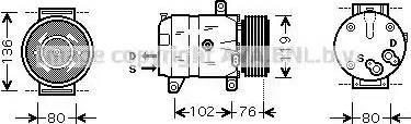 Ava Quality Cooling RT K069 - Compressore, Climatizzatore autozon.pro