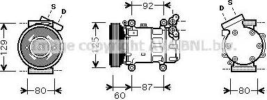 Ava Quality Cooling RT K080 - Compressore, Climatizzatore autozon.pro