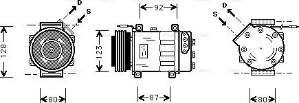 Ava Quality Cooling RT K037 - Compressore, Climatizzatore autozon.pro