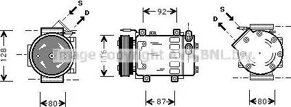 Ava Quality Cooling RT K079 - Compressore, Climatizzatore autozon.pro