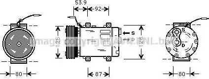 Ava Quality Cooling RT K073 - Compressore, Climatizzatore autozon.pro