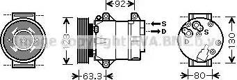 Ava Quality Cooling RT K369 - Compressore, Climatizzatore autozon.pro