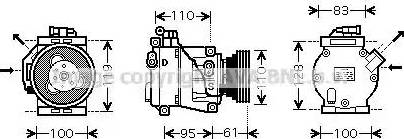 Ava Quality Cooling RT K368 - Compressore, Climatizzatore autozon.pro