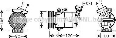 Ava Quality Cooling RT K384 - Compressore, Climatizzatore autozon.pro