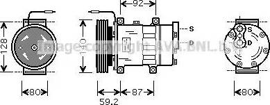 Ava Quality Cooling RT K324 - Compressore, Climatizzatore autozon.pro