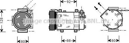 Ava Quality Cooling RT K255 - Compressore, Climatizzatore autozon.pro