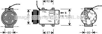 Ava Quality Cooling RT K283 - Compressore, Climatizzatore autozon.pro