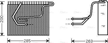 Ava Quality Cooling RT V100 - Evaporatore, Climatizzatore autozon.pro