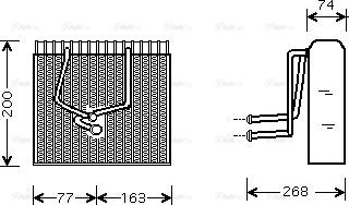 Ava Quality Cooling RT V173 - Evaporatore, Climatizzatore autozon.pro