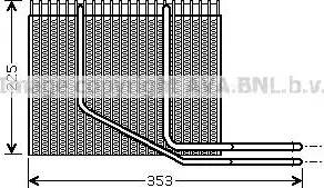 Ava Quality Cooling RT V353 - Evaporatore, Climatizzatore autozon.pro