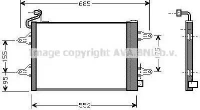 Ava Quality Cooling SA5007D - Condensatore, Climatizzatore autozon.pro