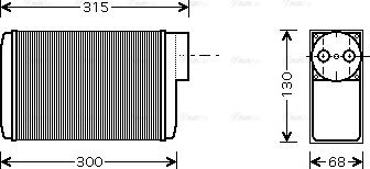 Ava Quality Cooling SA6017 - Scambiatore calore, Riscaldamento abitacolo autozon.pro