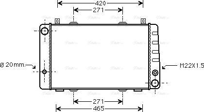 Ava Quality Cooling SA2009 - Radiatore, Raffreddamento motore autozon.pro