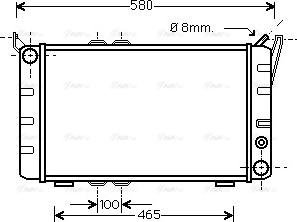 Ava Quality Cooling SA2001 - Radiatore, Raffreddamento motore autozon.pro