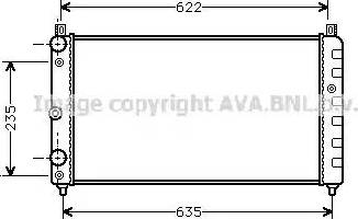 Ava Quality Cooling SA2003 - Radiatore, Raffreddamento motore autozon.pro