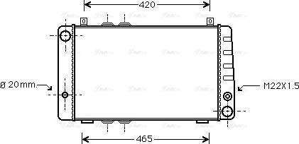 Ava Quality Cooling SA2002 - Radiatore, Raffreddamento motore autozon.pro