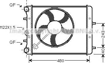 Ava Quality Cooling SA2013 - Radiatore, Raffreddamento motore autozon.pro