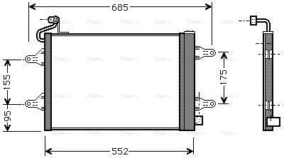 Ava Quality Cooling SAA5007D - Condensatore, Climatizzatore autozon.pro