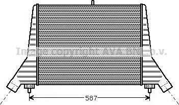 Ava Quality Cooling SB4029 - Intercooler autozon.pro