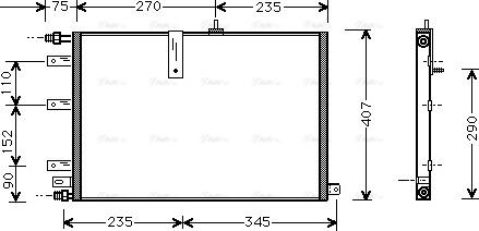 Ava Quality Cooling SB 5034 - Condensatore, Climatizzatore autozon.pro