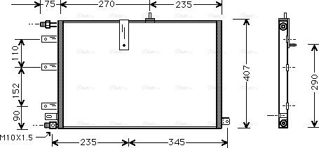 Ava Quality Cooling SB 5038 - Condensatore, Climatizzatore autozon.pro