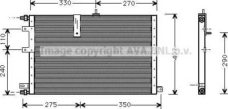 Ava Quality Cooling SB 5033 - Condensatore, Climatizzatore autozon.pro