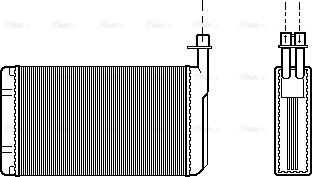 Ava Quality Cooling SB 6021 - Scambiatore calore, Riscaldamento abitacolo autozon.pro