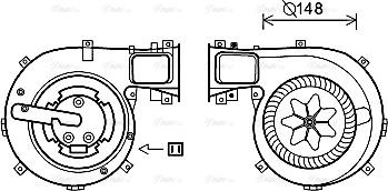 Ava Quality Cooling SB8079 - Ventilatore abitacolo autozon.pro