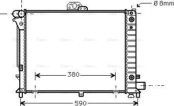 Ava Quality Cooling SB 2046 - Radiatore, Raffreddamento motore autozon.pro