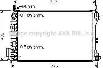 Ava Quality Cooling SB 2059 - Radiatore, Raffreddamento motore autozon.pro