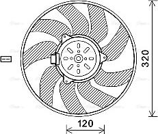 Ava Quality Cooling SB7504 - Ventola, Raffreddamento motore autozon.pro