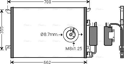 Ava Quality Cooling SBA5058D - Condensatore, Climatizzatore autozon.pro