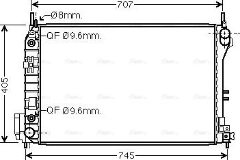 Ava Quality Cooling SBA2059 - Radiatore, Raffreddamento motore autozon.pro