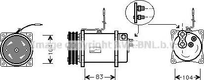 Ava Quality Cooling SB K041 - Compressore, Climatizzatore autozon.pro