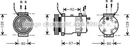 Ava Quality Cooling SB K052 - Compressore, Climatizzatore autozon.pro