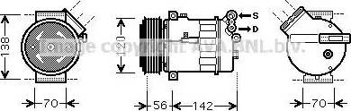 Ava Quality Cooling SB K067 - Compressore, Climatizzatore autozon.pro