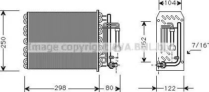 Ava Quality Cooling SB V049 - Evaporatore, Climatizzatore autozon.pro