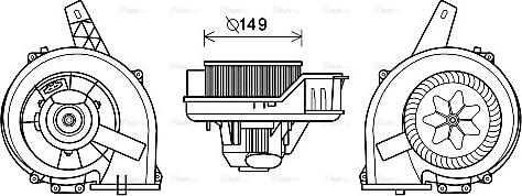 Ava Quality Cooling ST8044 - Ventilatore abitacolo autozon.pro