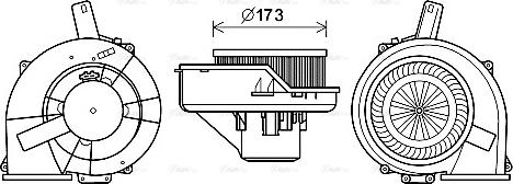 Ava Quality Cooling ST8046 - Ventilatore abitacolo autozon.pro