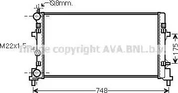 Ava Quality Cooling ST2041 - Radiatore, Raffreddamento motore autozon.pro