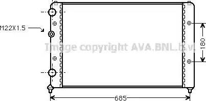 Ava Quality Cooling ST 2031 - Radiatore, Raffreddamento motore autozon.pro